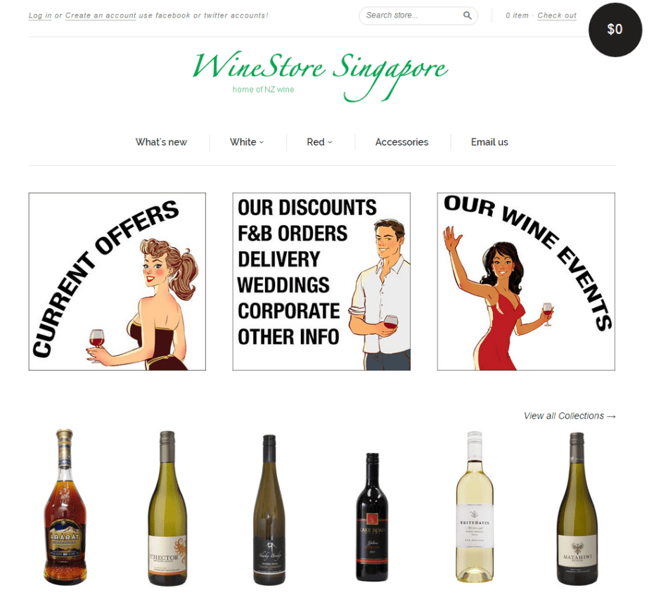 WineStore - Homepage