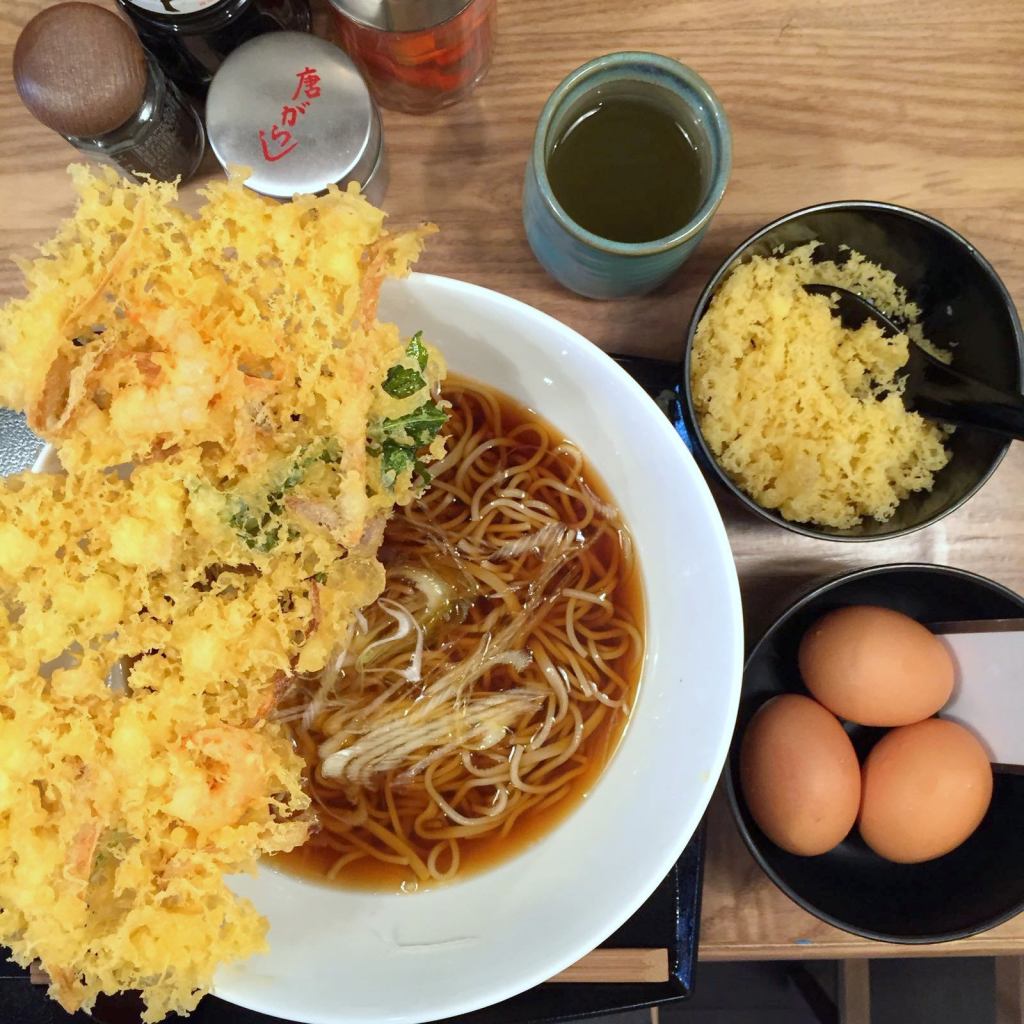 Food Review Hokkaido Izakaya at Tanjong Pagar Kakiage Tempura Soba